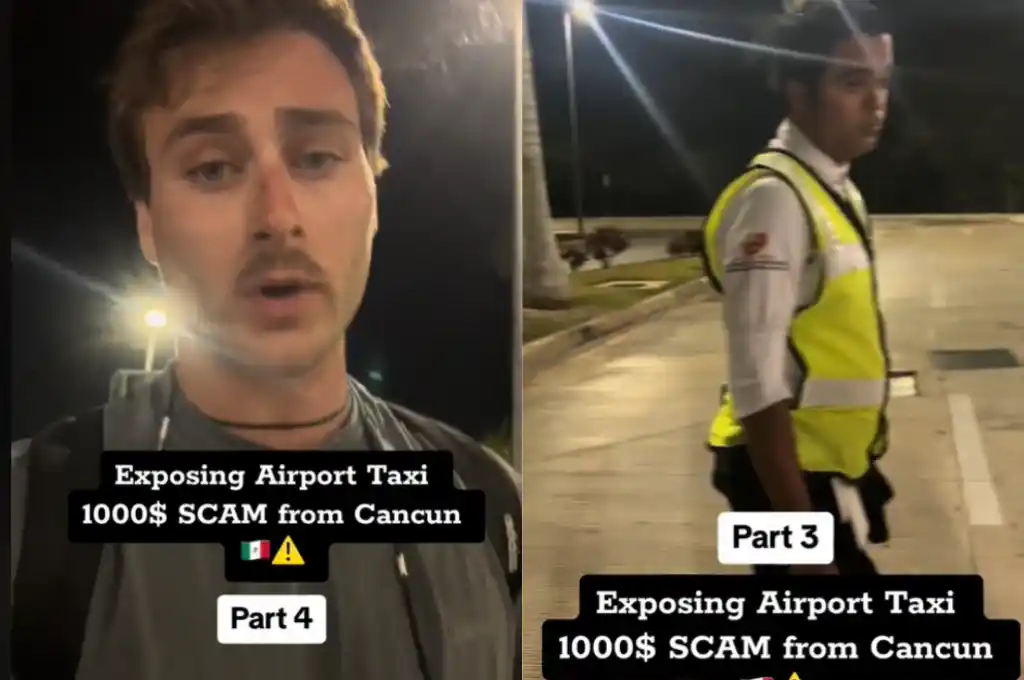 El joven canadiense se quejó públicamente de una presunta estafa en el aeropuerto mexicano.