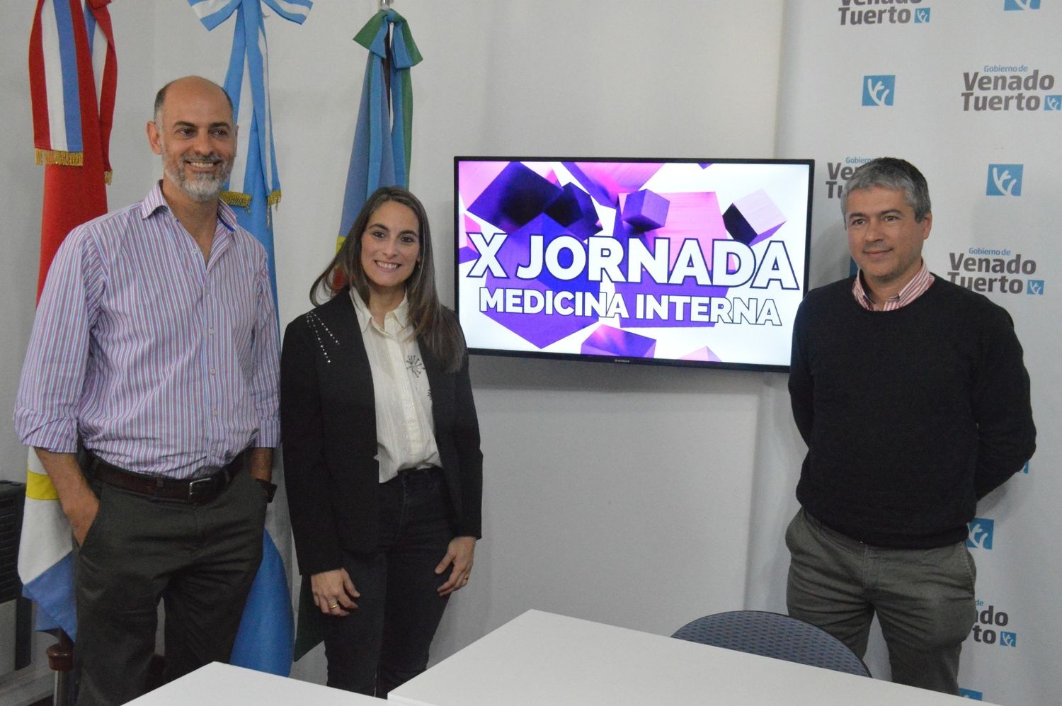 Federico Baldomá, Ana Inés González Iraola y Marcelo Krenz.