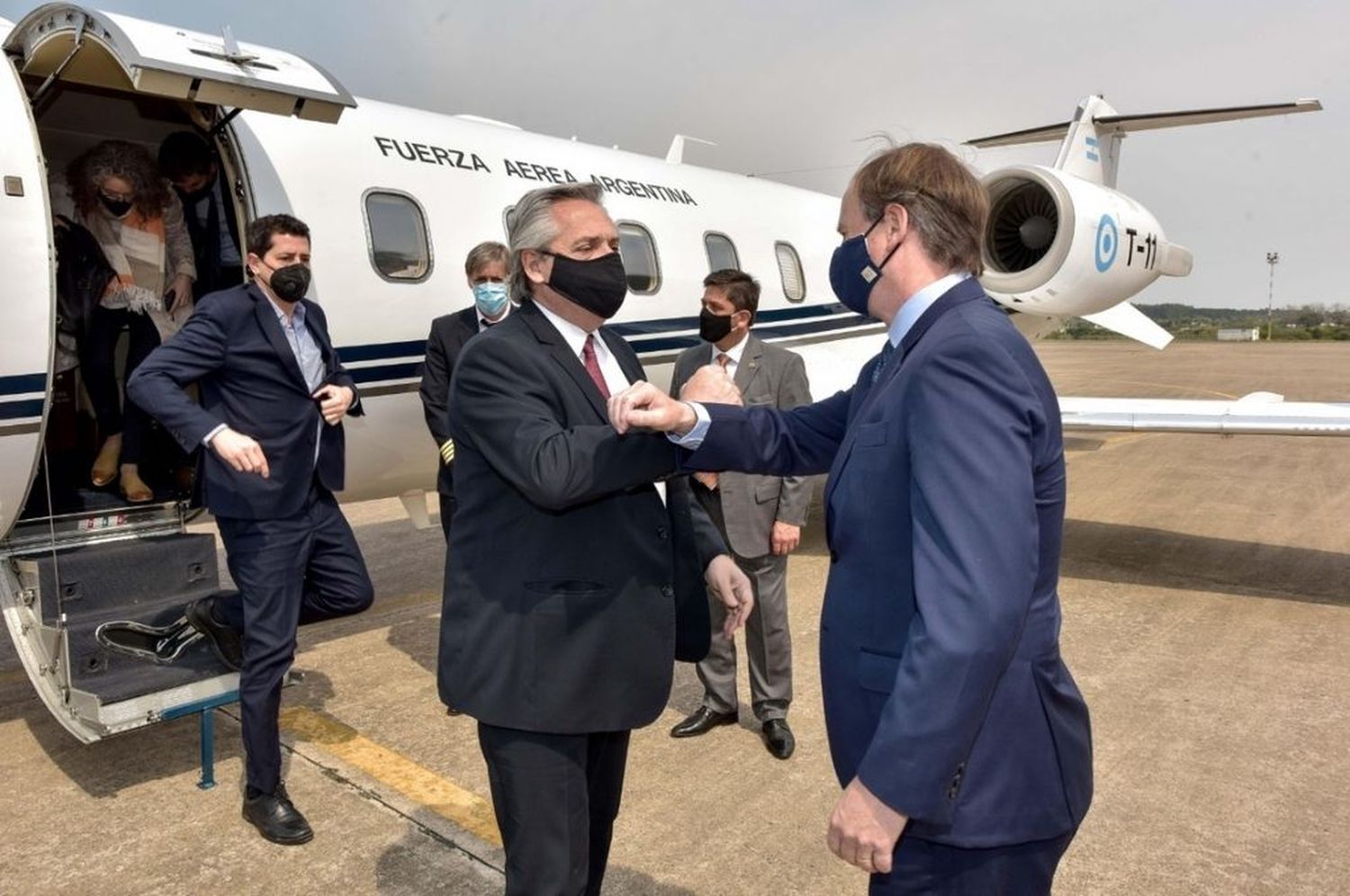 Alberto Fernández inició su visita a Entre Ríos