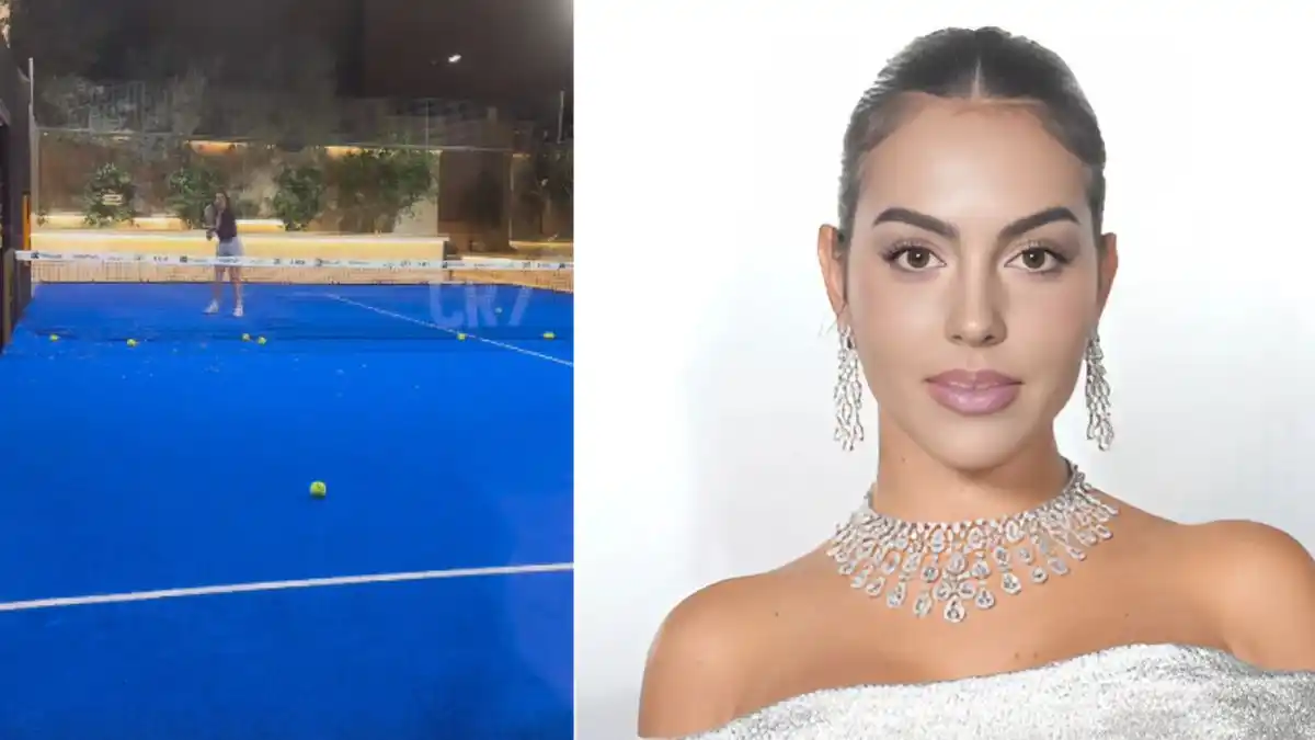 Georgina Rodriguez practica ténis y dejó un mensaje con humor en redes