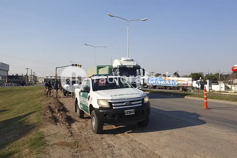 Choque en cadena en un cruce muy transitado
