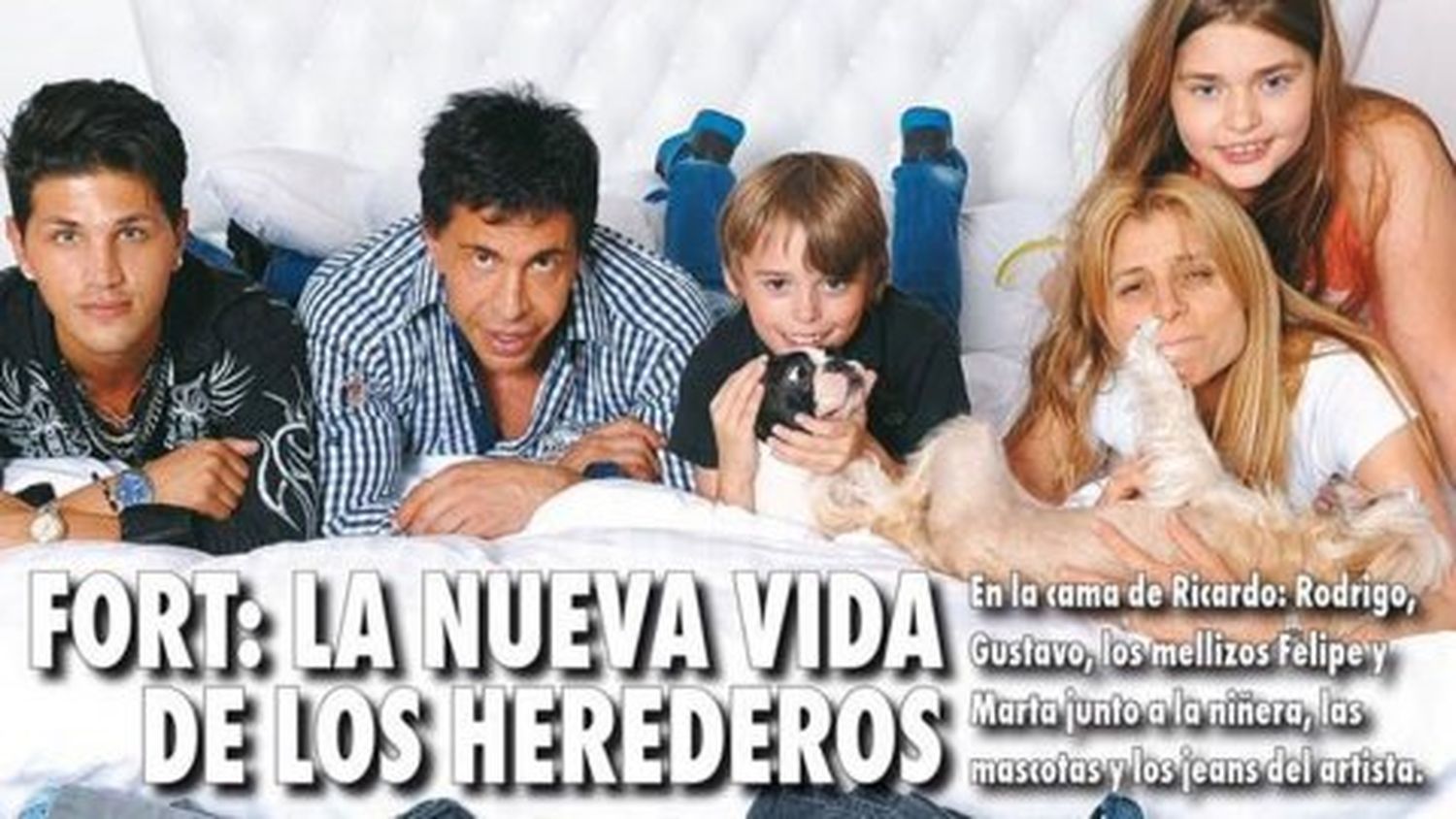 El enojo del hermano de Ricardo Fort por la tapa de la revista con Martita y Felipe