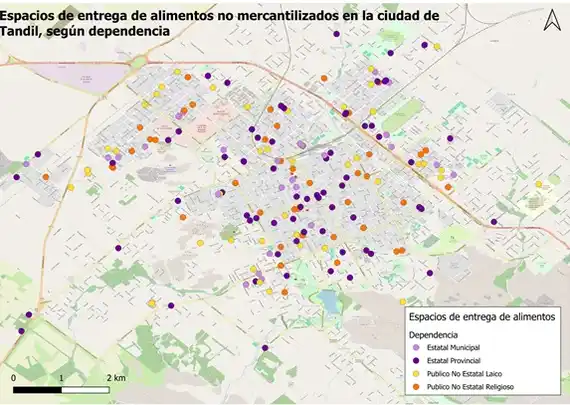 Tandil cuenta con al menos 202 espacios que asisten con alimentos no mercantilizados