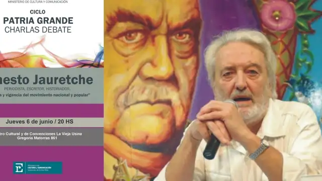 El historiador Ernesto Jauretche se presentará en Paraná