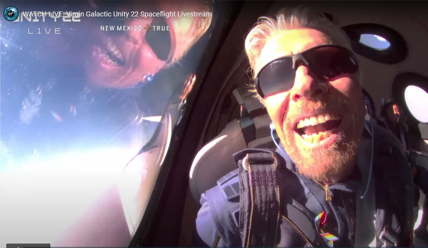 Richard Branson se convierte en el primer turista espacial con el VSS Unity