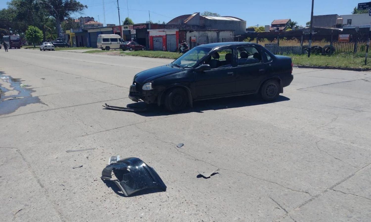 Chocó con una moto robada: quedó hospitalizado y con una causa judicial