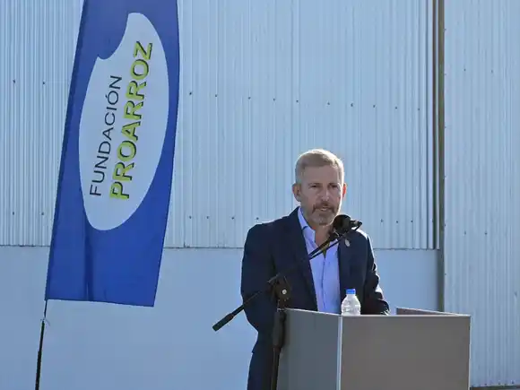 Frigerio anunció subsidio del 65 por ciento en la tarifa eléctrica en la producción arrocera