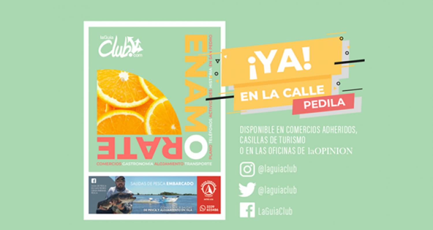 La Guía Club está en la calle y se consigue gratis en todos los comercios adheridos