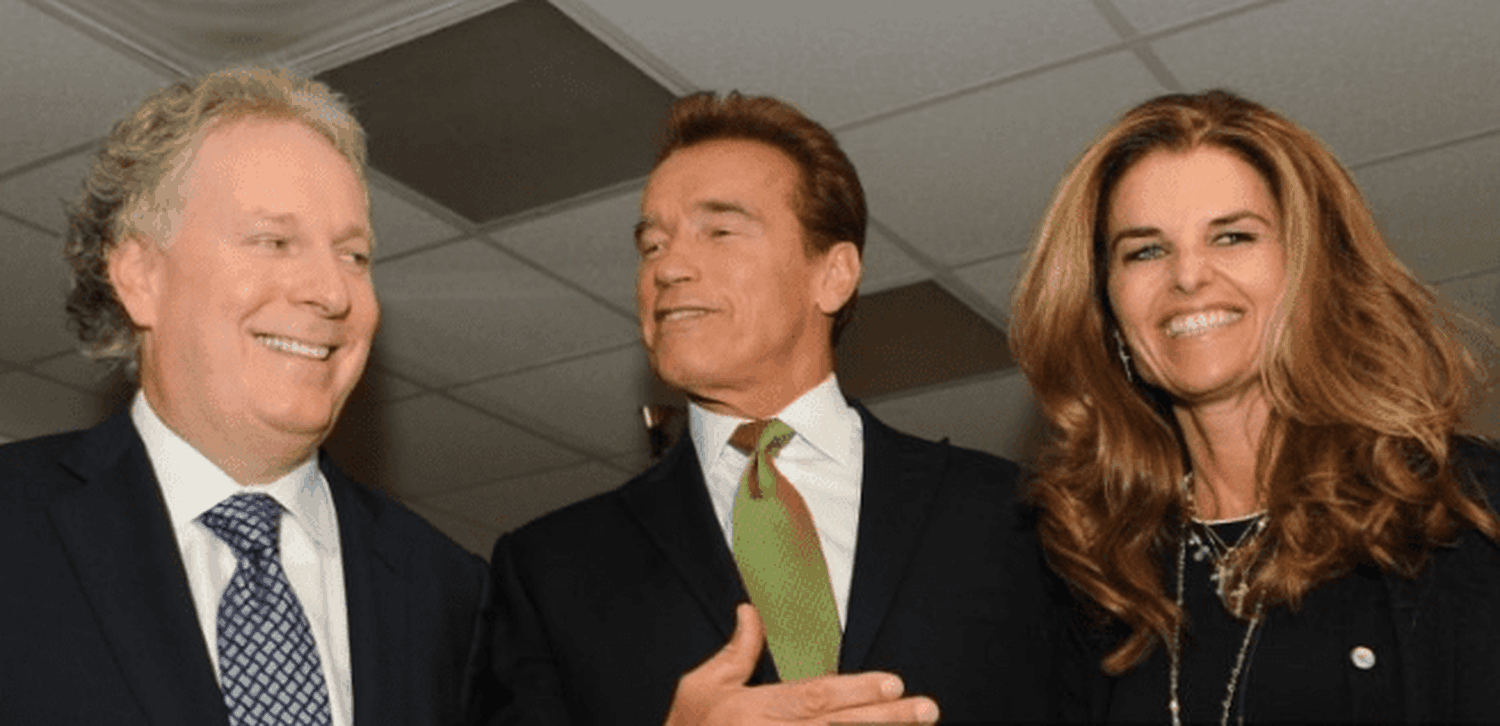 Arnold Schwarzenegger y Maria Shriver asistieron a muchos actos oficiales cuando él fue gobernador. Foto AFP