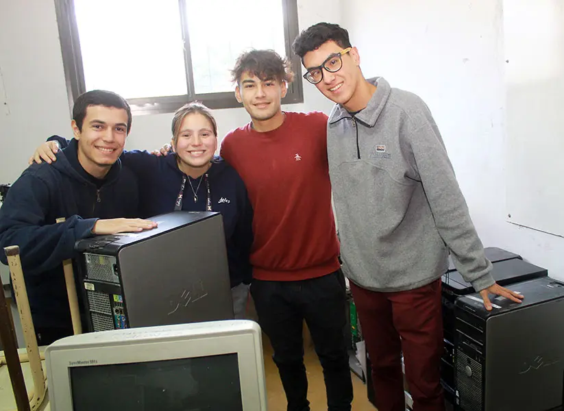 La Técnica 3 y una campaña de residuos tecnológicos