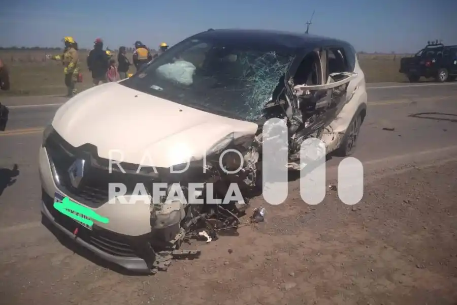 Ruta 34: una familia protagonista de un accidente de tránsito