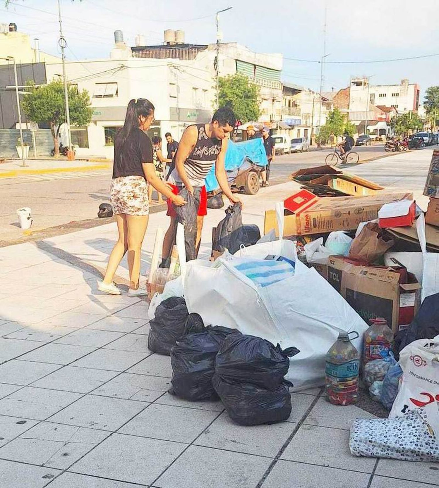 El Eco Punto de la plaza San Martín 
recolectó más de una tonelada de material