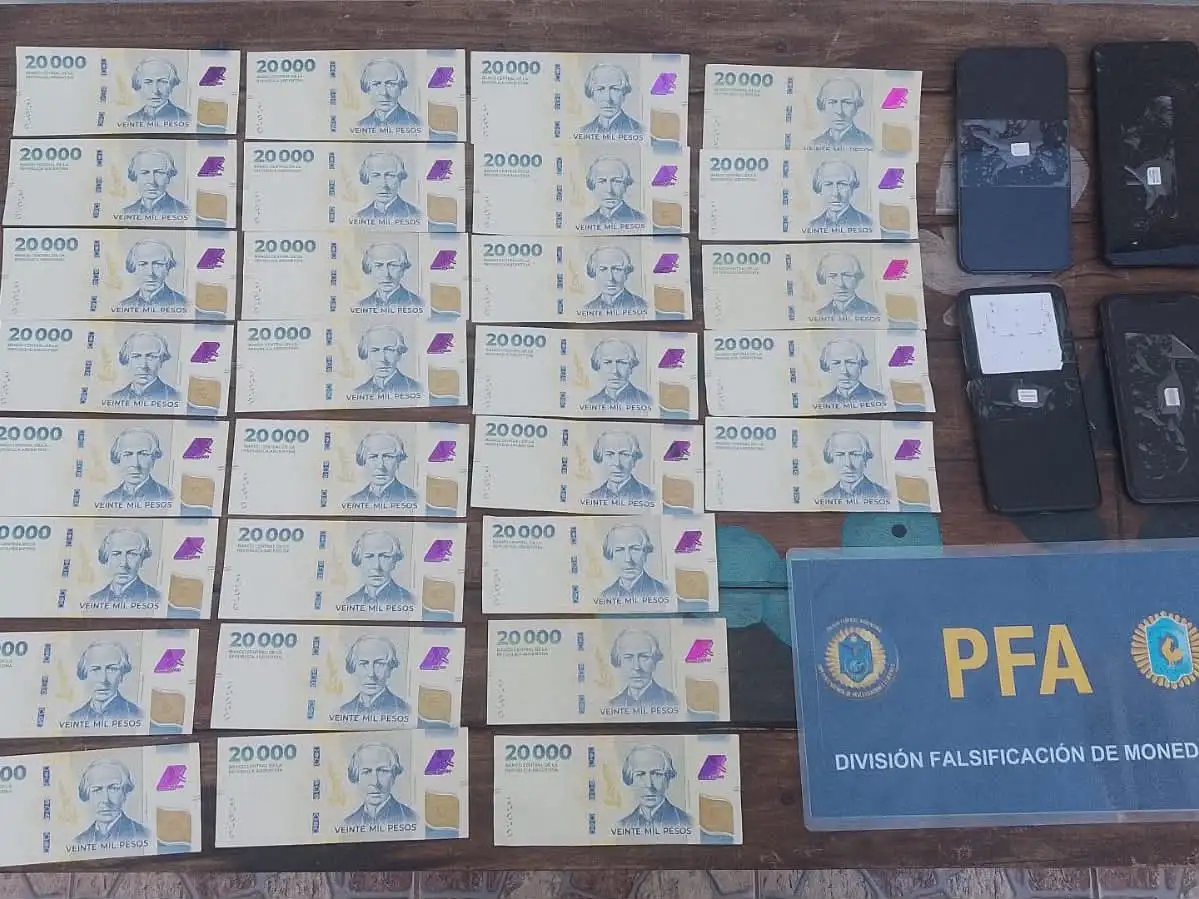 Seis detenidos por distribuir billetes falsos en comercios del AMBA