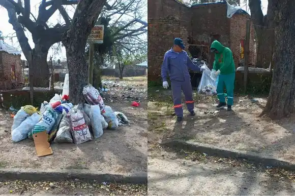 Se trabaja en la erradicaciòn de minibasurales en distintos sectores de la ciudad