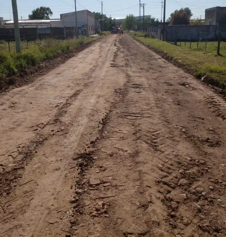 Trabajos de mejoramiento en calle Catamarca