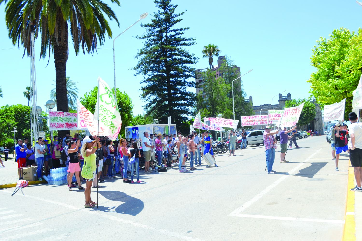 Nuevamente se movilizaron los trabajadores del Casino Victoria