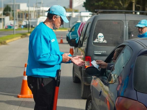 Operativo de tránsito en el Puerto: multan a varios conductores por falta de VTV