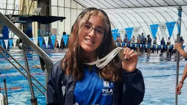 Deportista pilarense con medalla de Juegos Bonaerenses