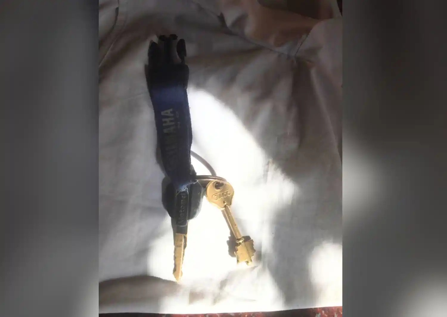 Encontraron estas llaves por calle Saavedra