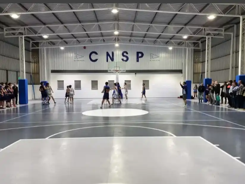 En el nuevo gimnasio se podrán disputar encuentros oficiales. PH: Náutico.
