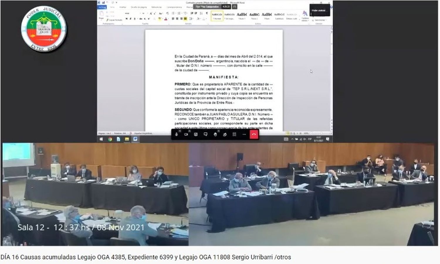 Aparecieron los documentos que indican a Aguilera como dueño de las imprentas