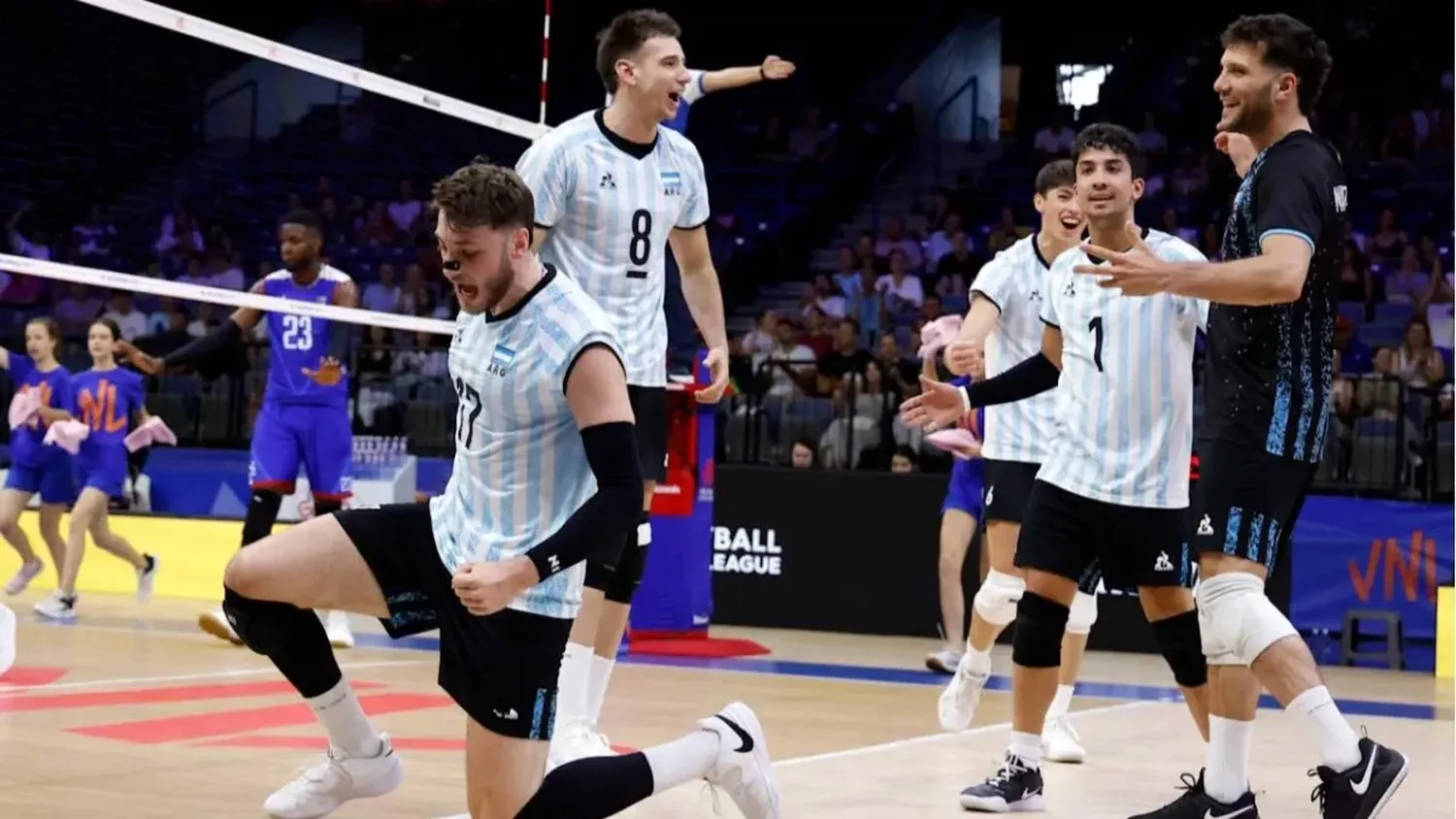 Argentina logró un nuevo triunfo en la Volleyball Nations League