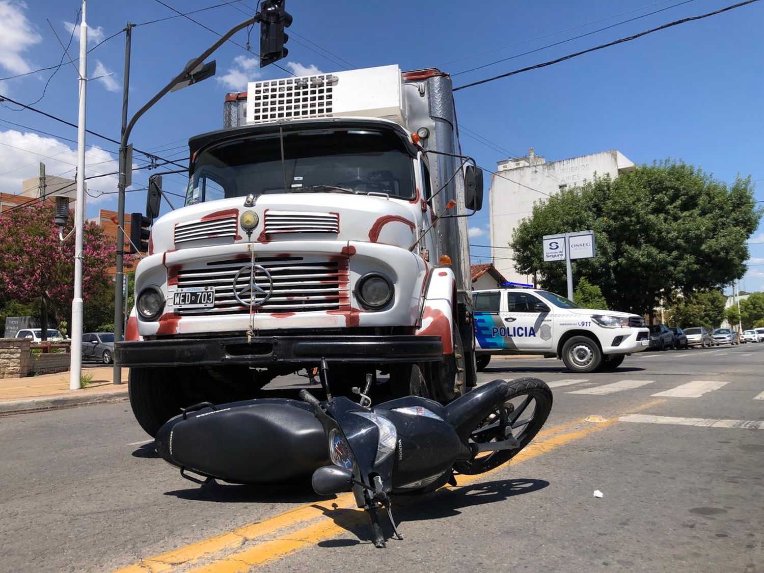 accidente 14 de julio y españa 01-02-24 - 2