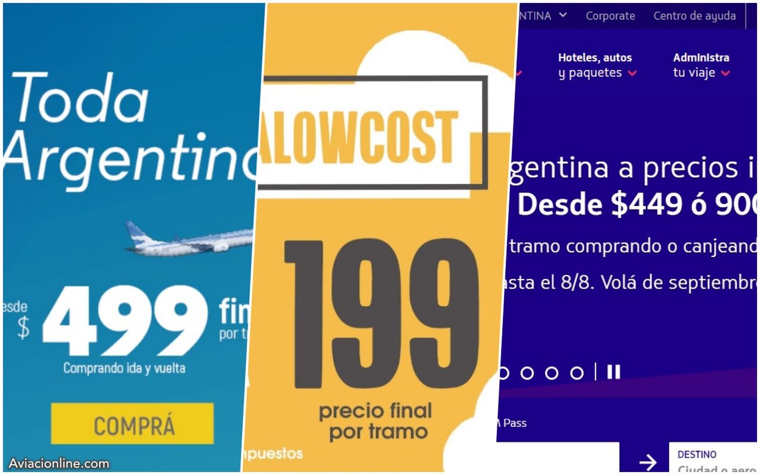 La desregularización del piso tarifario debutó con pasajes desde $199