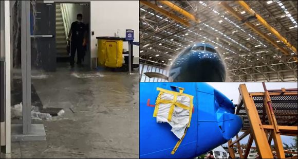 Heavy storm in Buenos Aires caused damage at Ezeiza airport