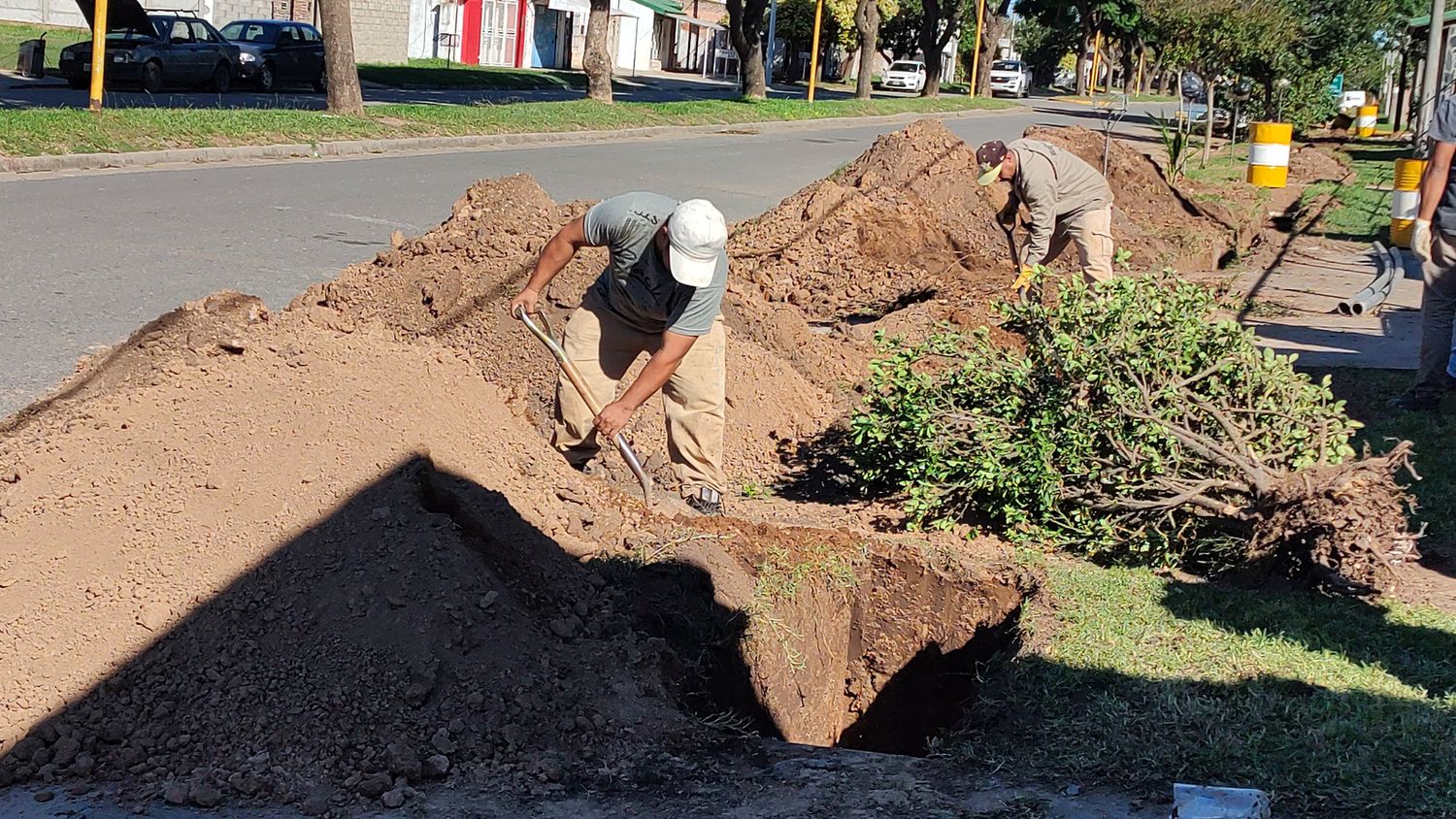 Avanza la obra de extensión de agua potable en Firmat