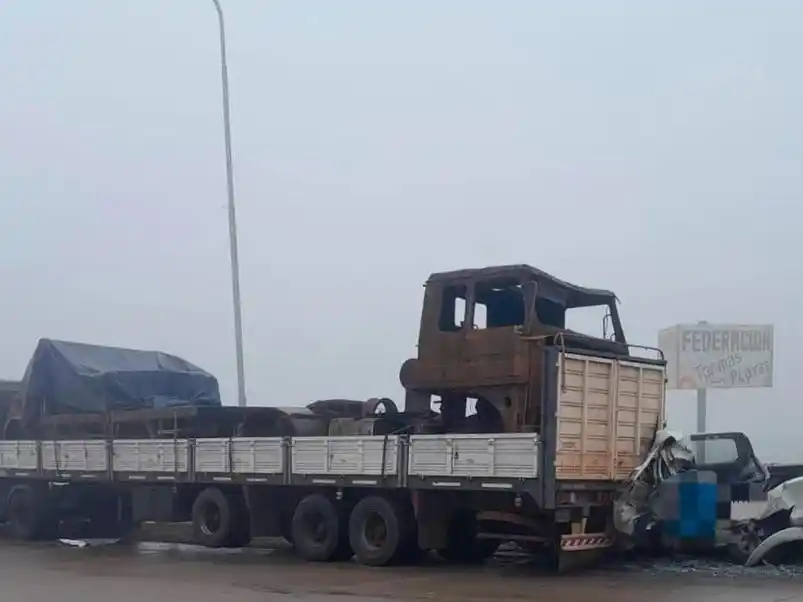 Fatal accidente en Ruta 14: el estado de salud del camionero y cómo ocurrió el choque