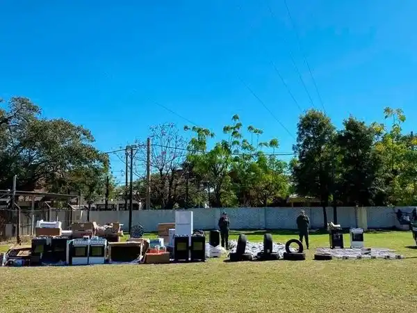 Gendarmes evitan el traslado de mercadería
de contrabando valuado en $50.930.000