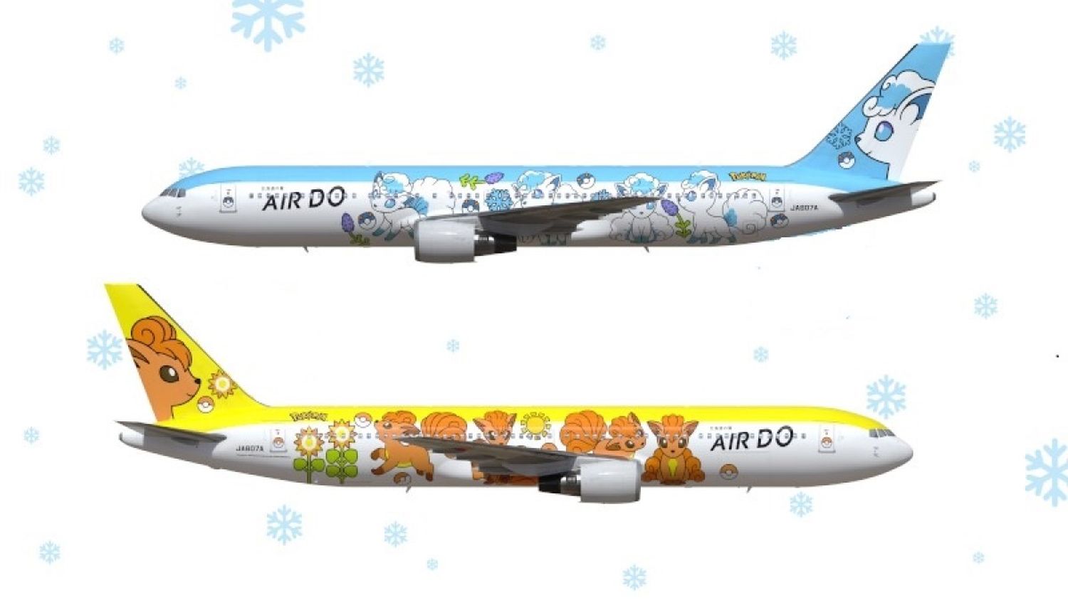 Air Do presenta un Boeing 767 con la temática de Pokémon