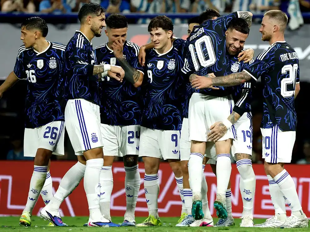 Argentina goleó a Zambia en La Bombonera