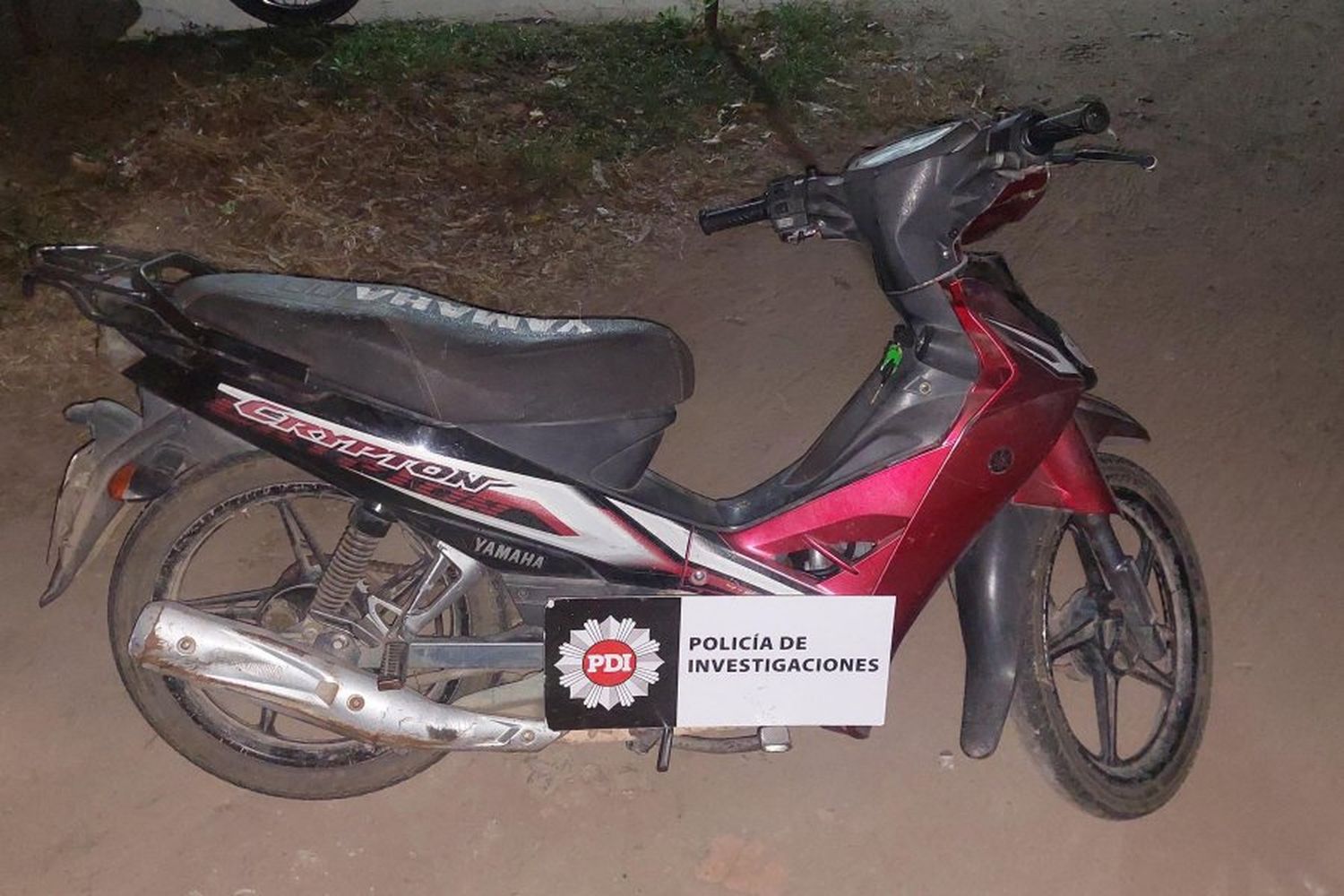 Se recuperó una motocicleta que había sido robada