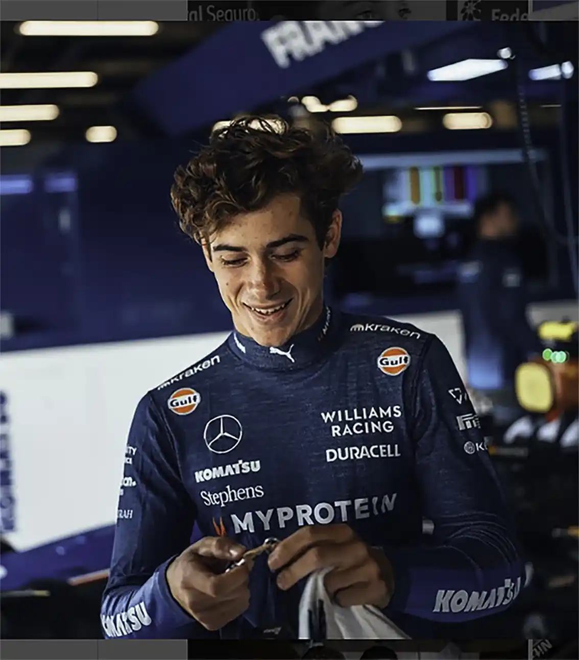 Colapinto fue confirmado para nueve carreras.