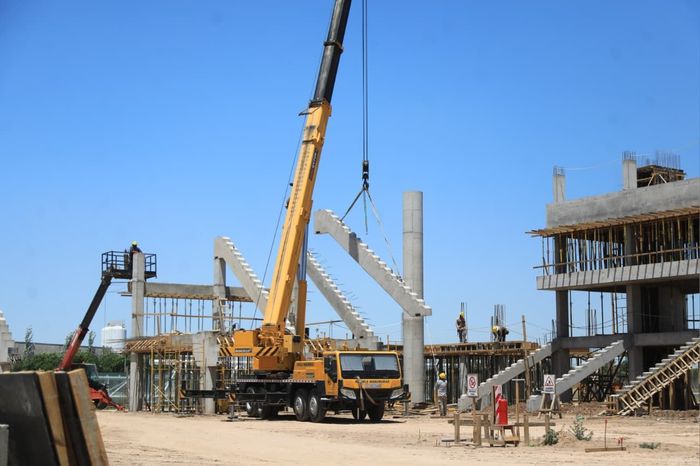 Juegos Suramericanos: el nuevo Microestadio de Rafaela ya superó el 30 % de su construcción - 2