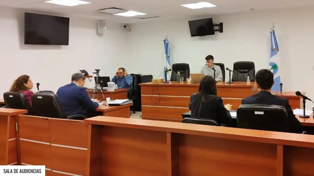 Sala de audiencias de Neuquén.