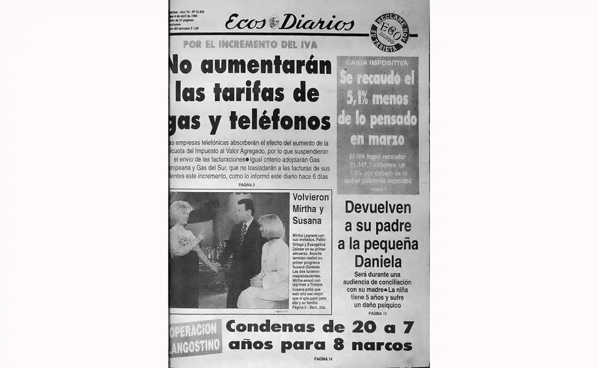 Martes 4 de abril de 1995
