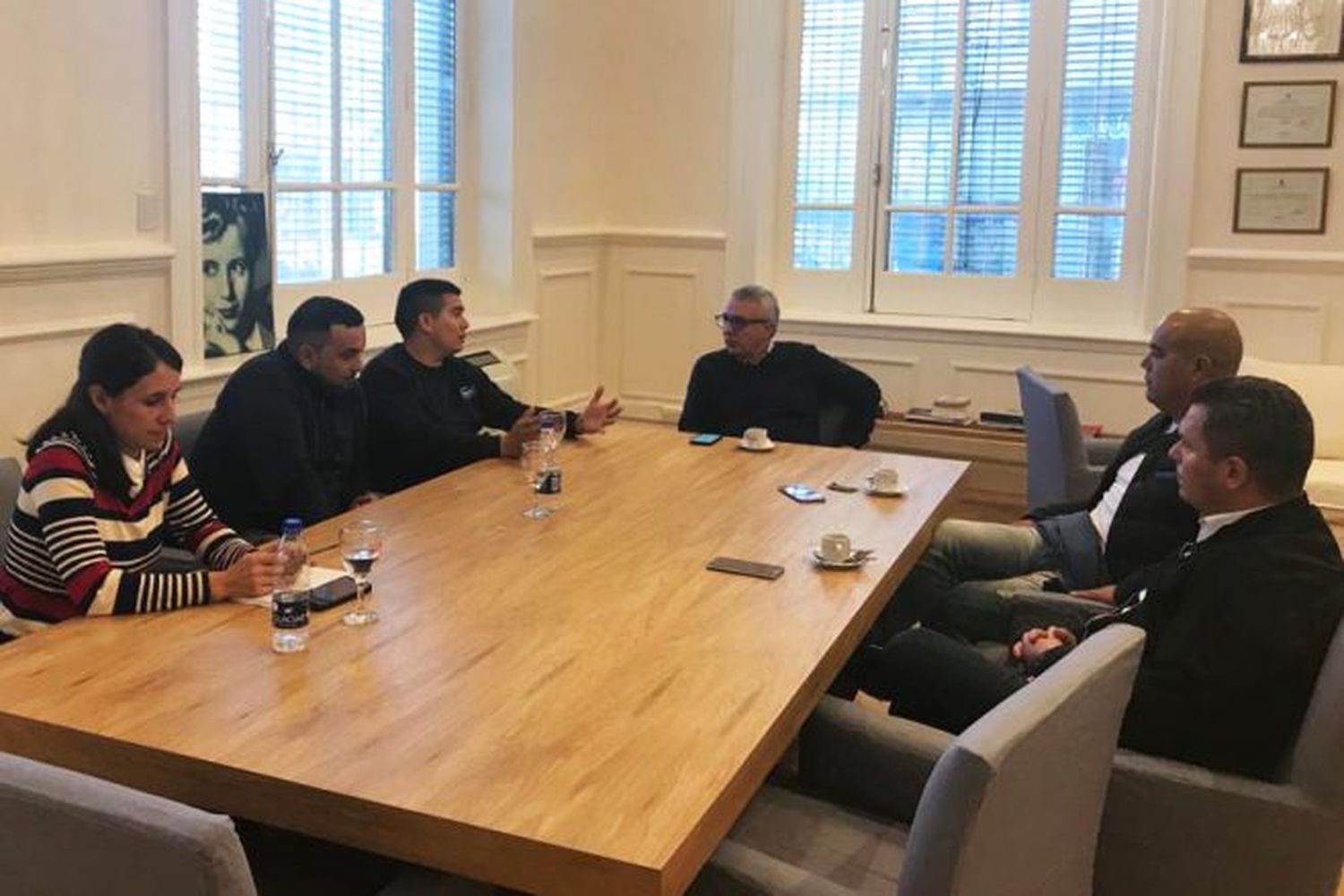 Tigre: Zamora apoyó a trabajadores de Sancor y La Serenísima, afectados por la crisis
