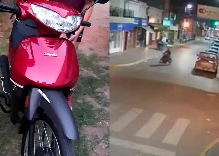 Robaron una moto de un cajón en pleno centro