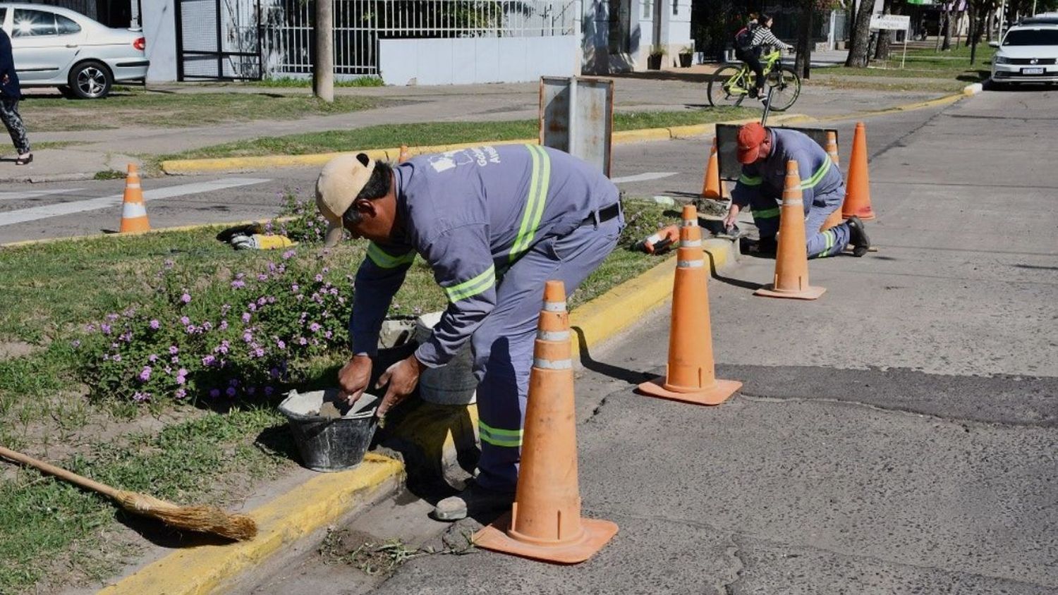 Avellaneda: avanza la puesta en valor del ingreso por Av. San Martín