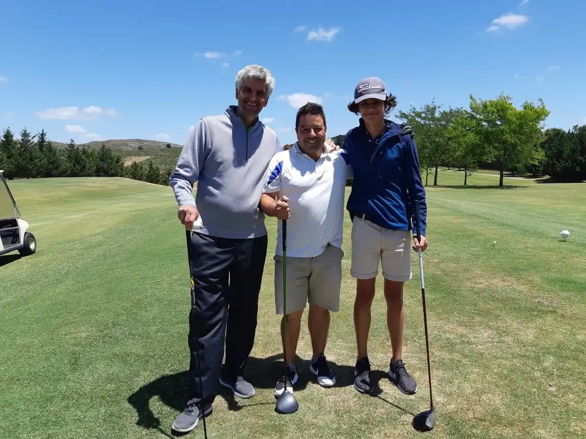 Julián Jarque, Ignacio Funaro y Tomás Jarque.
