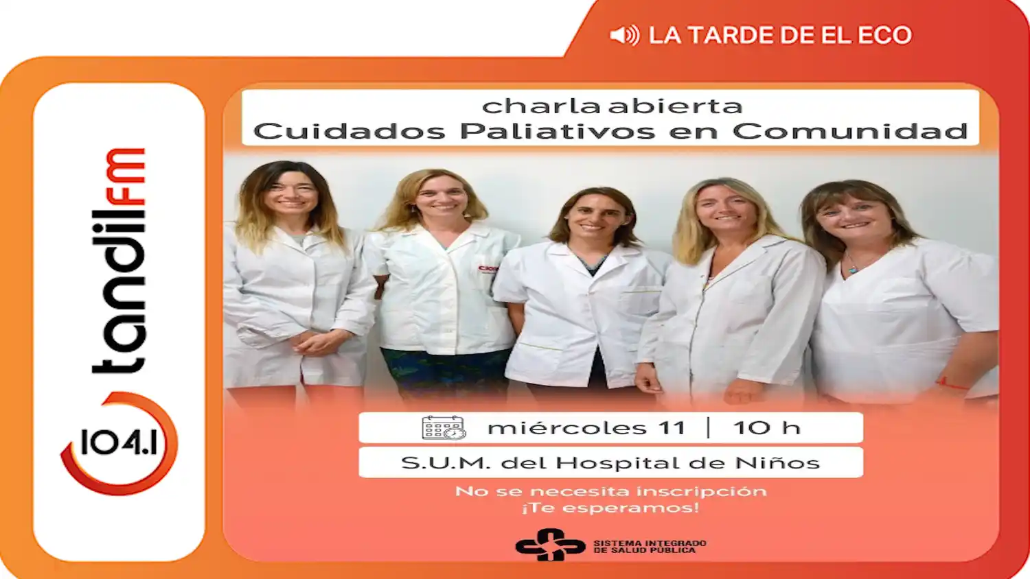 Taller gratuito sobre cuidados paliativos abierto a la comunidad