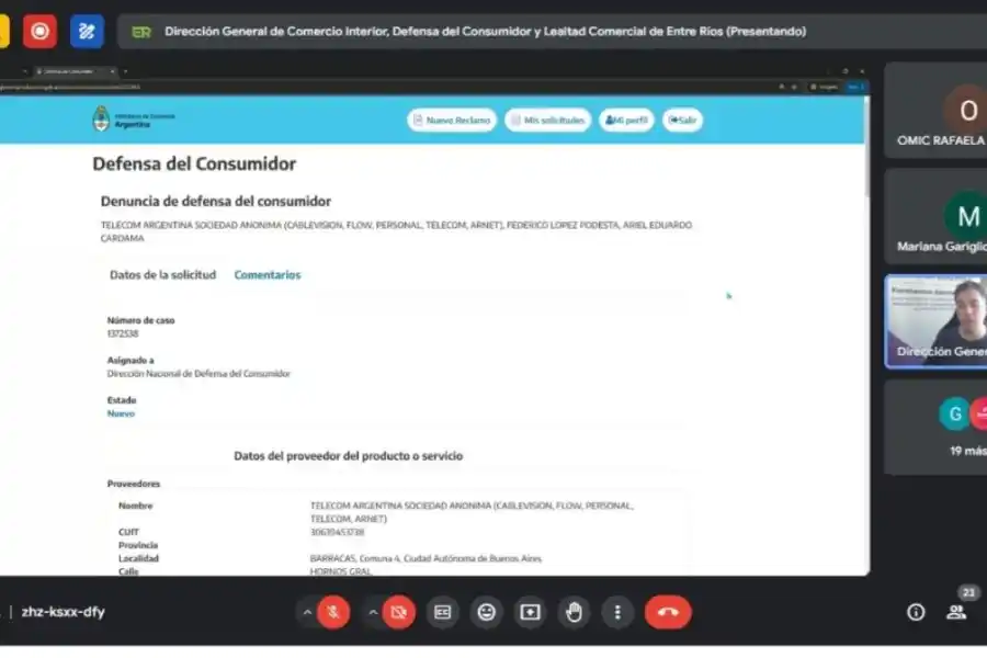 La Oficina Municipal de Información al Consumidor se capacitó en gestión digital de reclamos