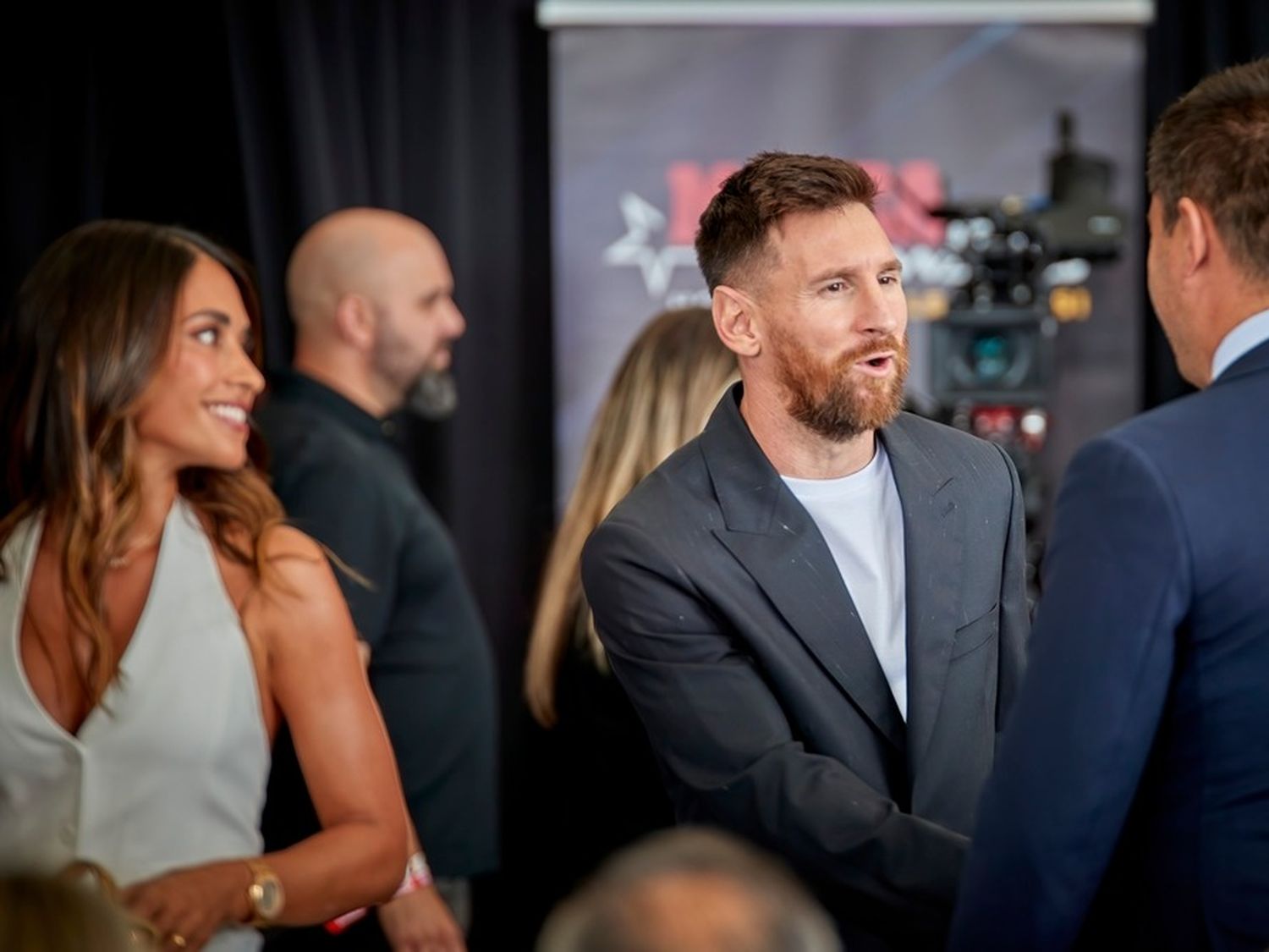 Lionel Messi y Antonella Roccuzzo