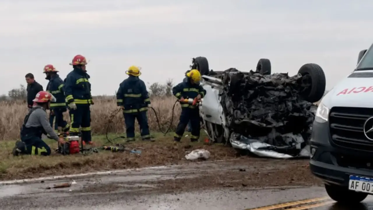 Cuatro personas murieron tras un violento choque frontal en la ruta provincial 94