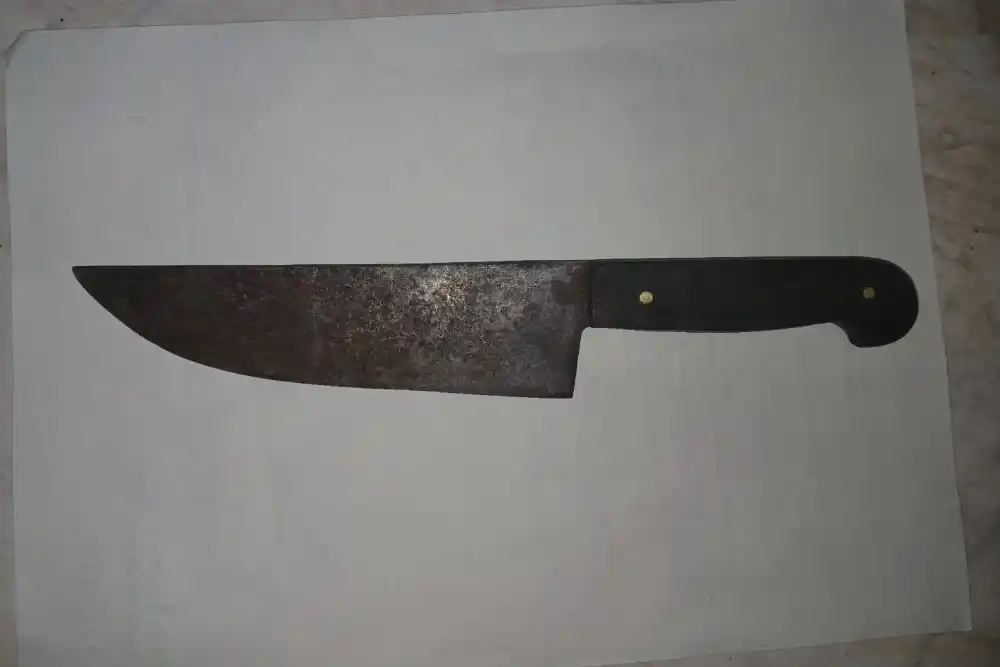 Cuchillo secuestrado.