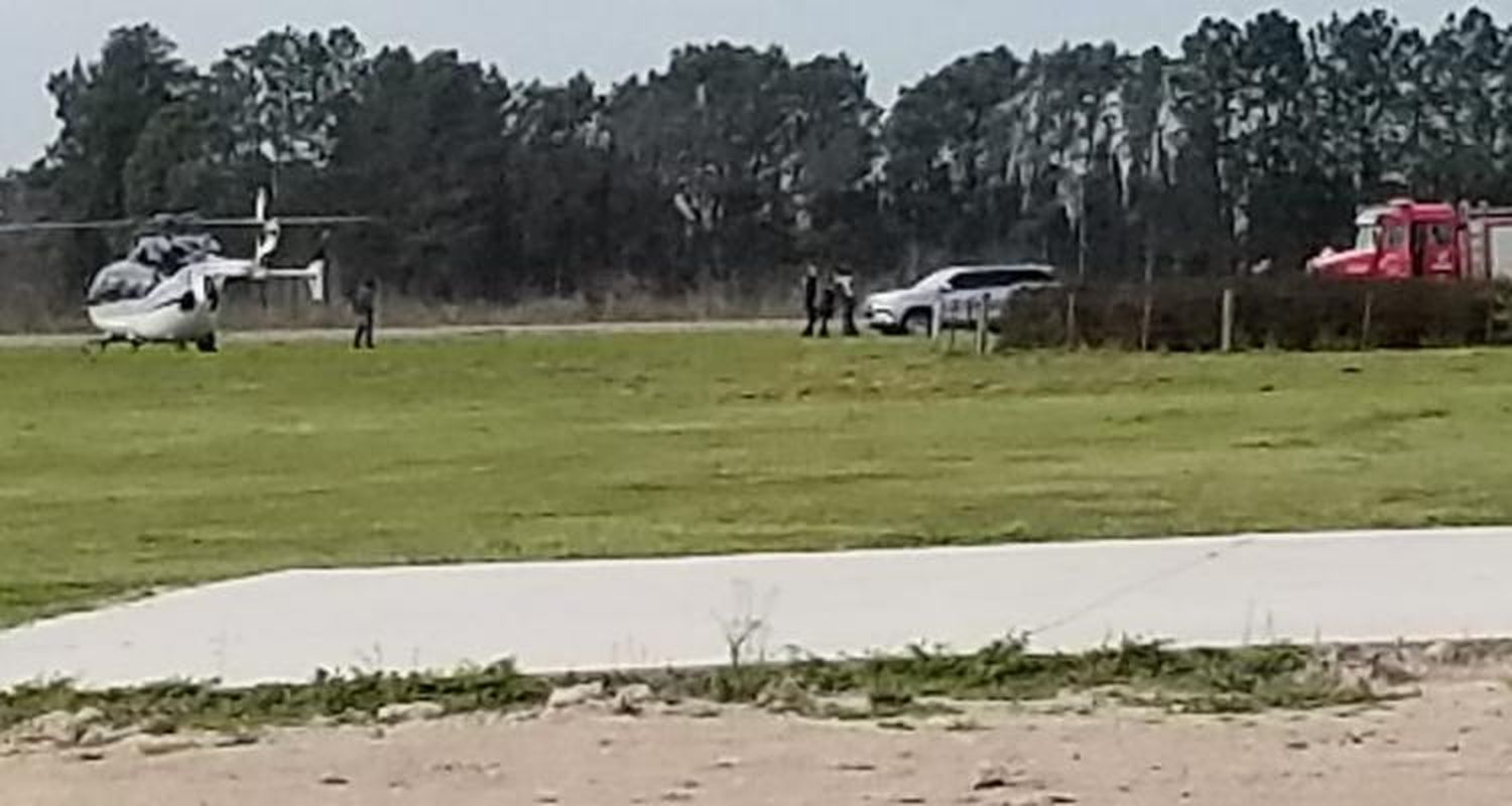 Vidal aterrizó en el aeroclub para recorrer barrios y el centro con el intendente Salazar