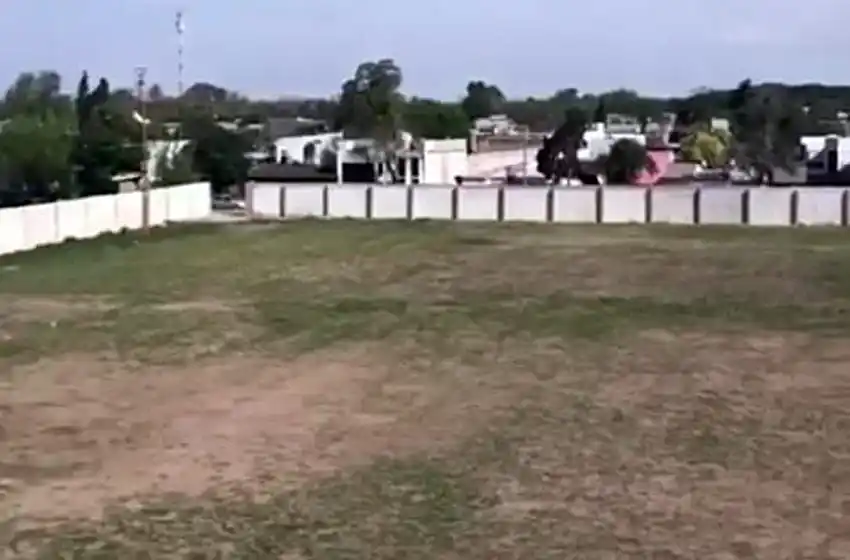 Ezequiel Lavezzi volvió al barrio donde creció y festejó los 9 años de su fundación